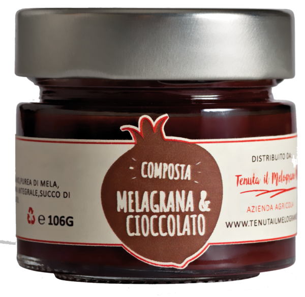 Composta melograno e cioccolato