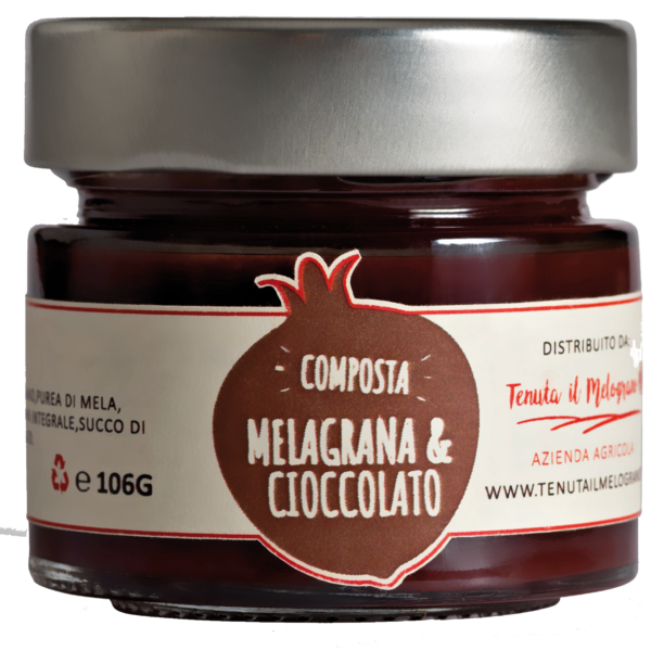 Composta melograno e cioccolato